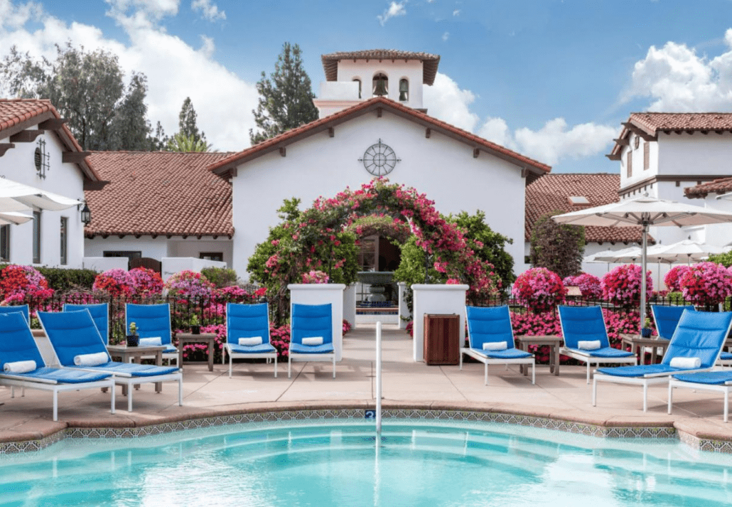 The pool area at Omni San Diego resort and spa.