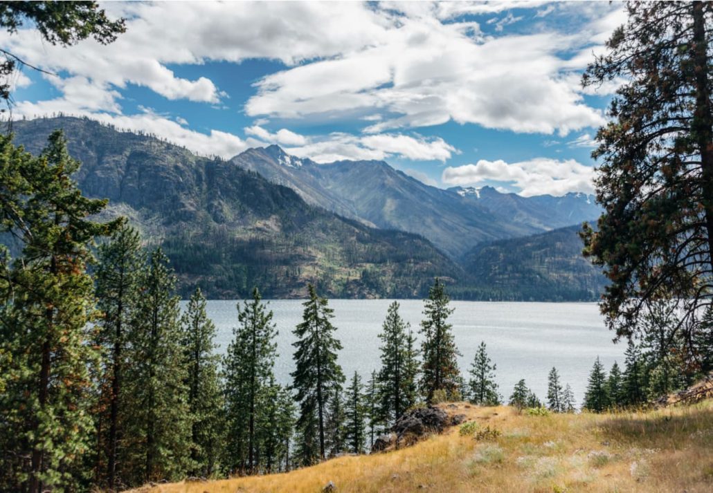 Mountains near Lake Chelan, Washington.