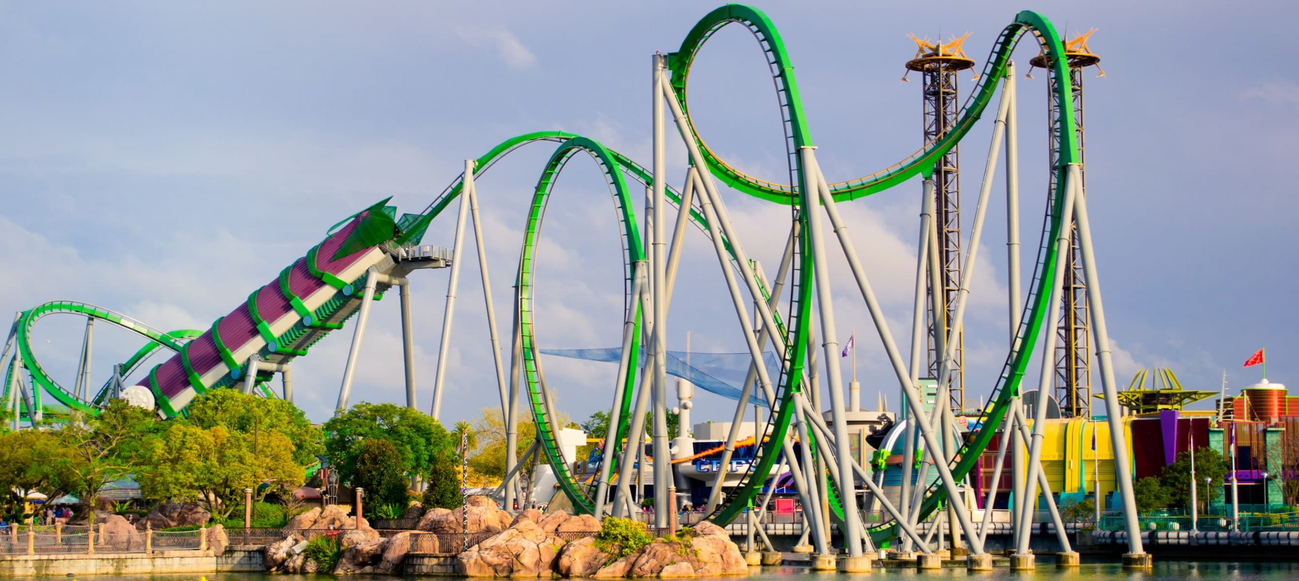 Roller coaster in the Universal Studios' Park