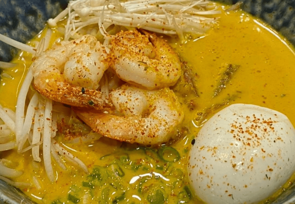 The ramen bowl served at Kai Asian Street Fare.