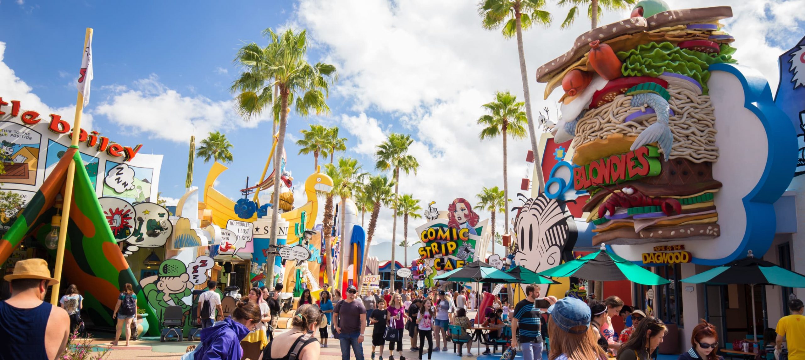 Toon Lagoon places. Islands of Adventure. Universal. Florida. USA.