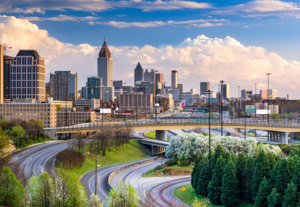 The skyline of Atlanta, Georgia