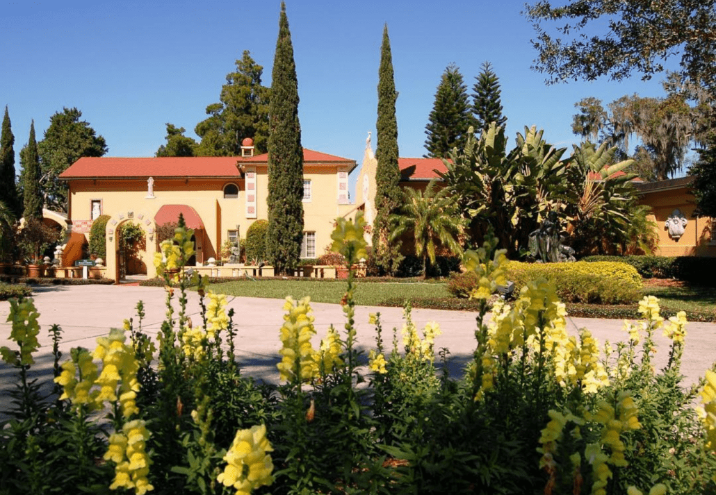 Façade of the Albin Polasek Museum and Gardens