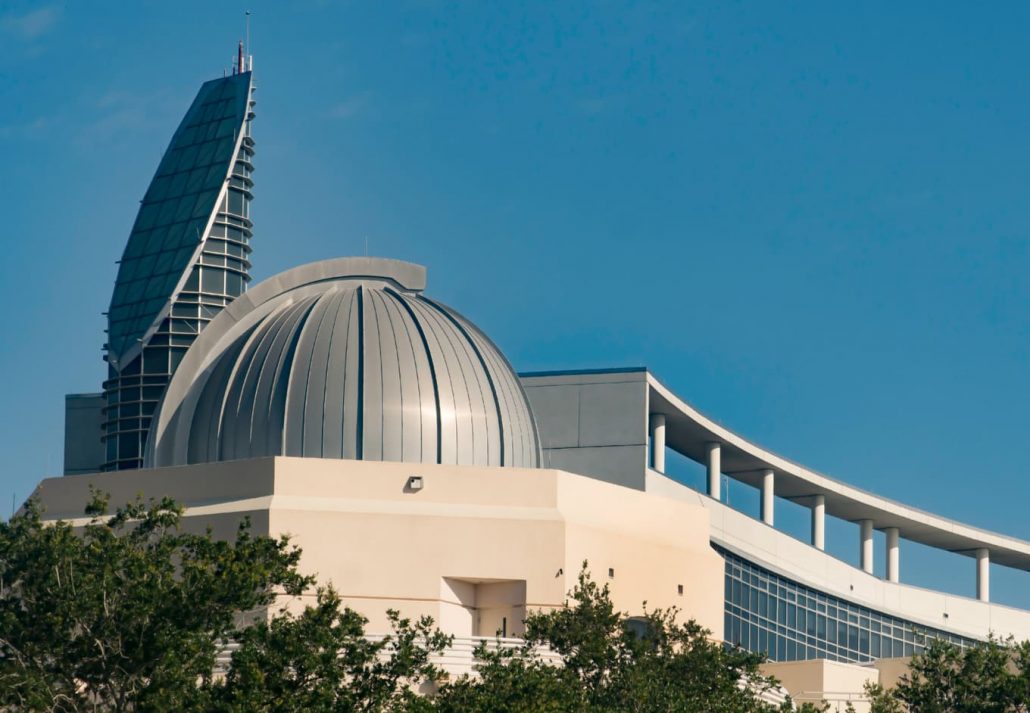 Façade of the Orlando Science Center.