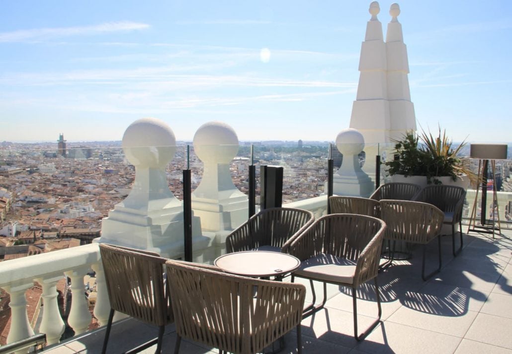 Sky Bar Rooftop, Madrid, Spain.