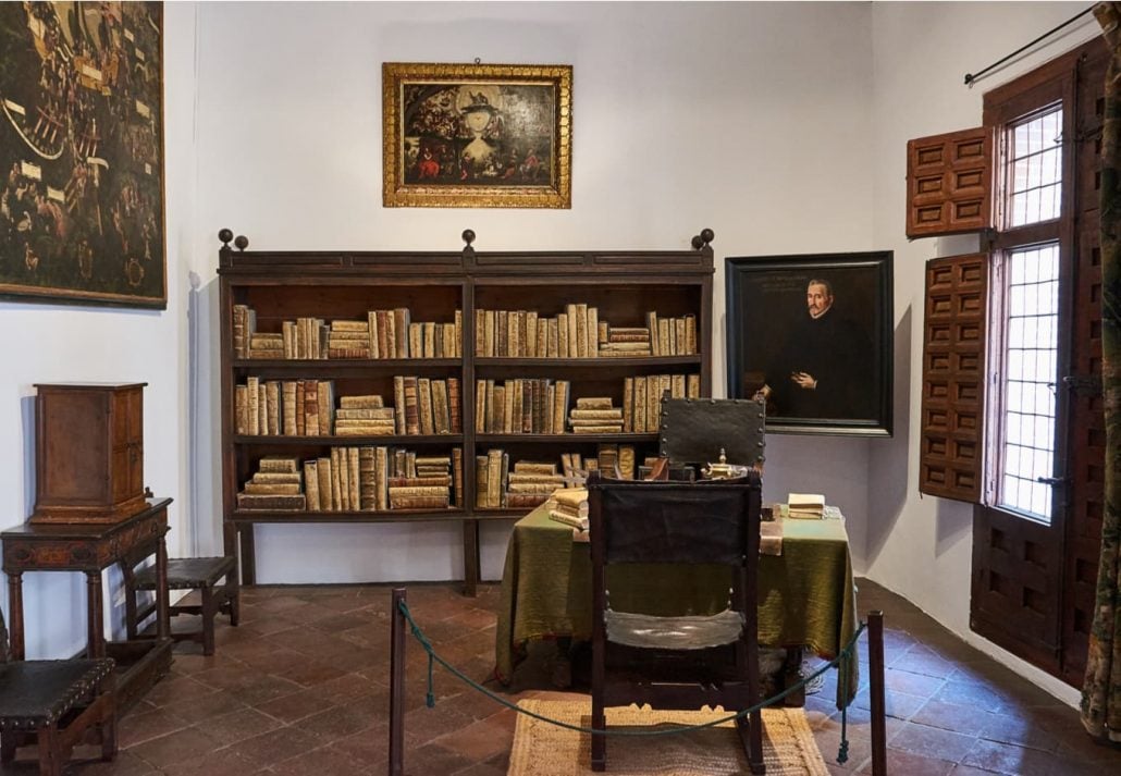Lope de Vega’s workroom in the Lope de Vega House Museum. 