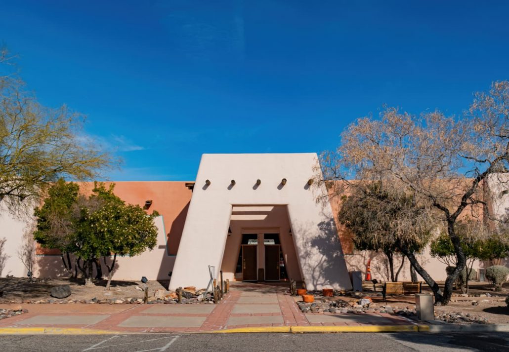 Exterior view of the Clark County Museum, Nevada, USA.