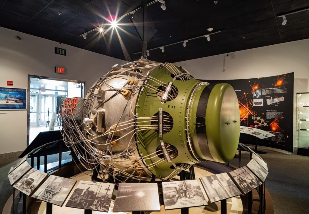  Interior view of The National Atomic Testing Museum, Las Vegas, USA.