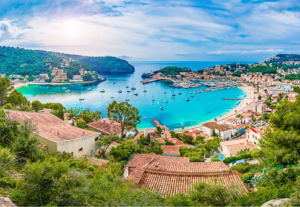 Porte de Soller, in Mallorca, Spain.