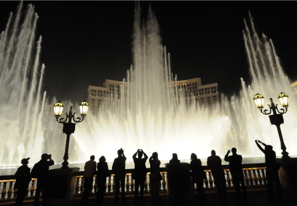 The Bellagio Fountains Show, Las Vegas, Nevada