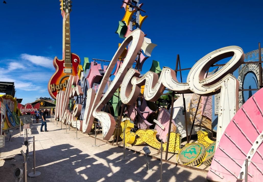 The Las Vegas Neon Museum, in Las Vegas, Nevada