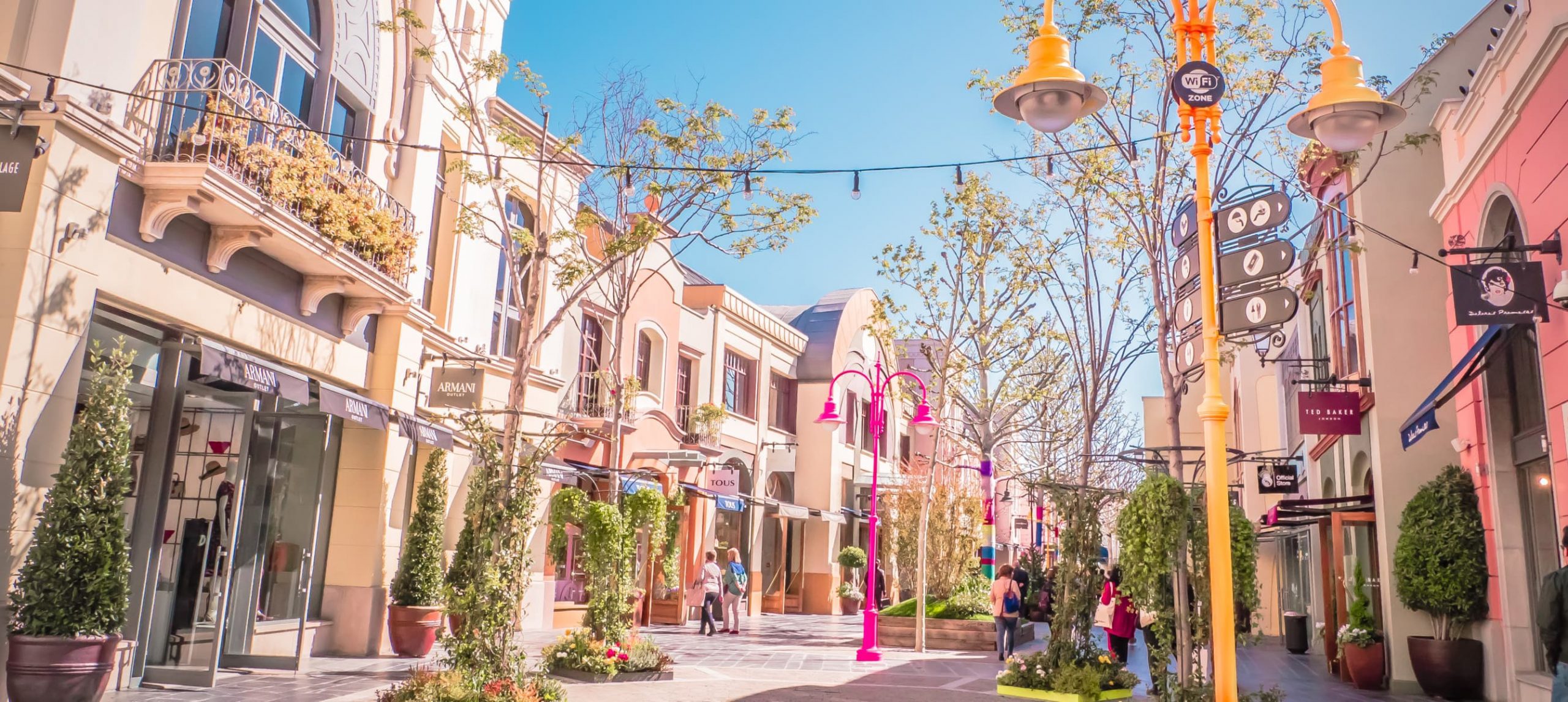 Las Rozas village open-air shopping village in Madrid, Spain