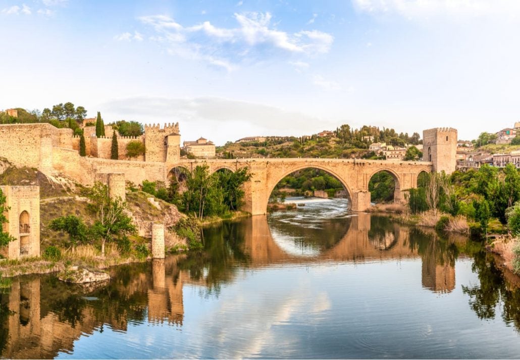 San Martín bridge, Toledo, Spain.