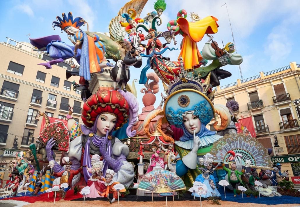 Las Fallas de Valencia festival, in Spain.