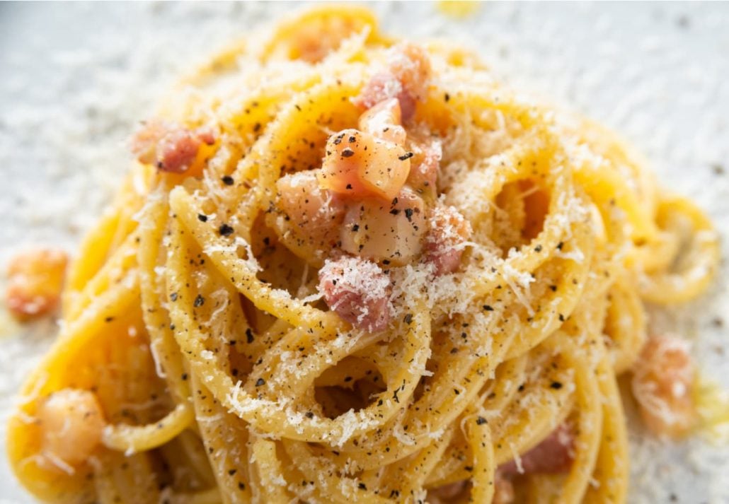 Food to try in Rome - Spaghetti Carbonara