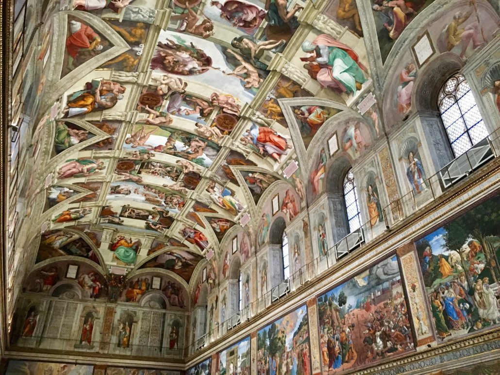 Sistine Chapel Ceiling, at Vatican City, Rome, Itaky.