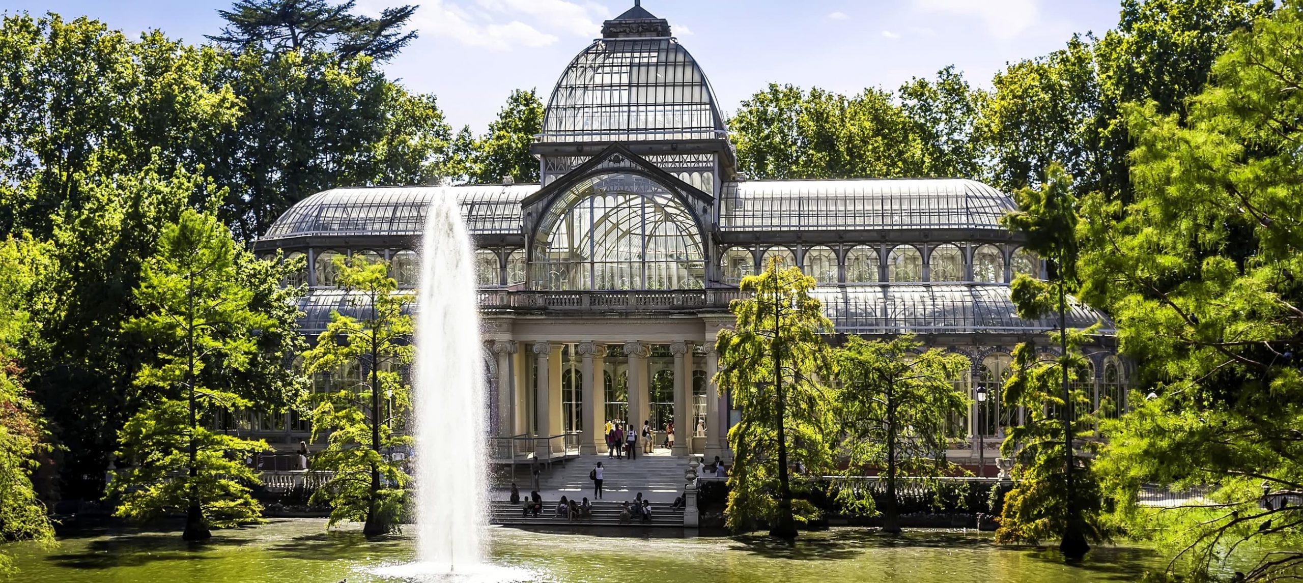 Crystal Palace in Madrid, Spain