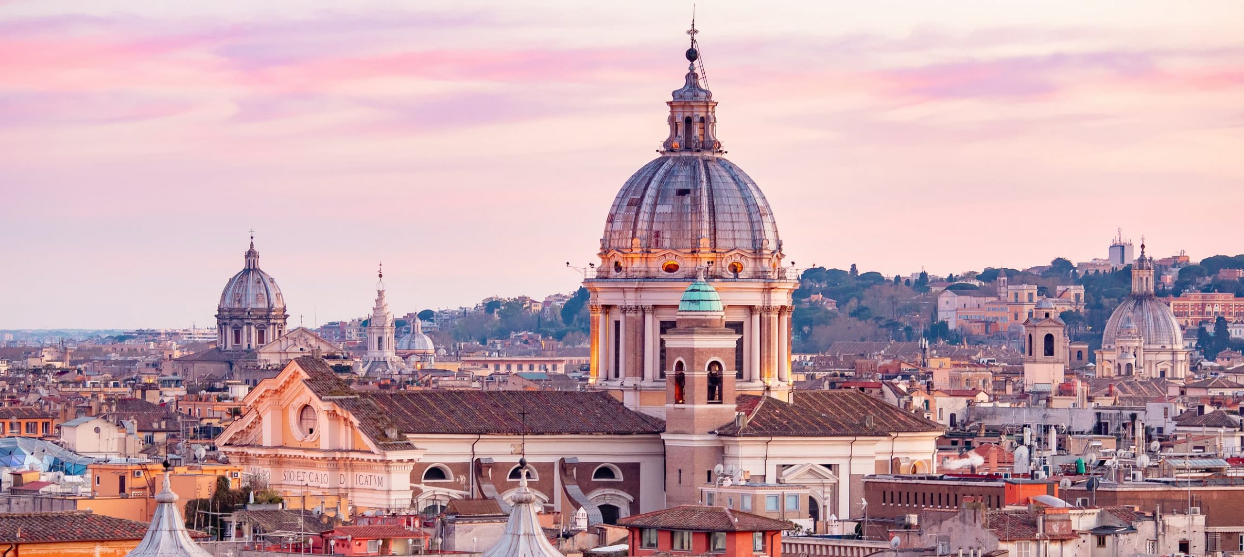 Rome at sunset