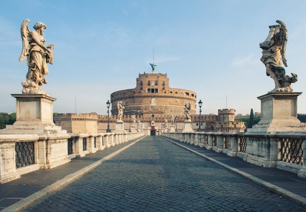 Rome Attractions - Castel Sant'Angelo, Rome, Italy.