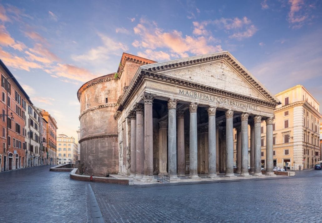 Rome Attractions - The Pantheon, Rome, Italy.