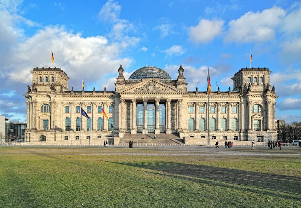 Reichstag Building, Berlin, Germany.