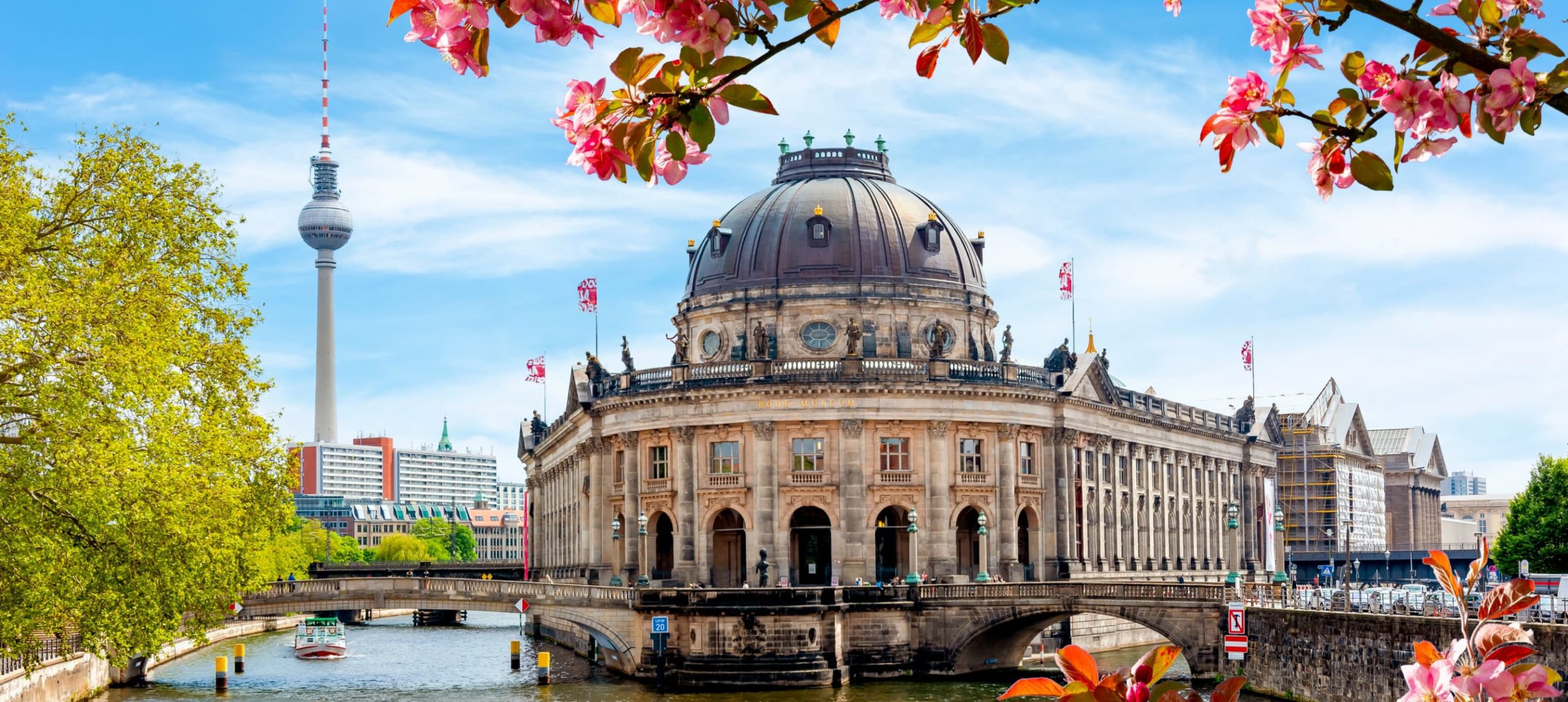 The Museum Island, in Berlin, during Spring