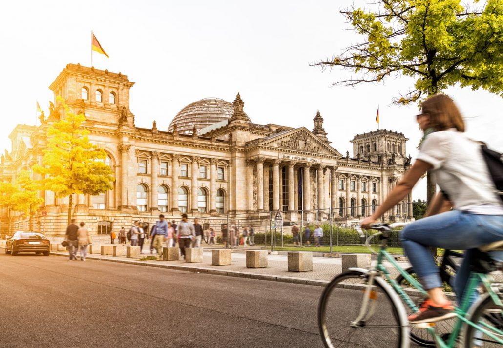 Berlin bike tour, in Germany.