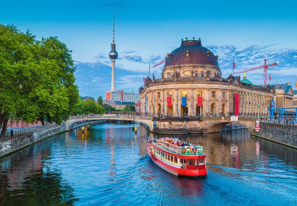 River Spree Boat Tour, Berlin, Germany.