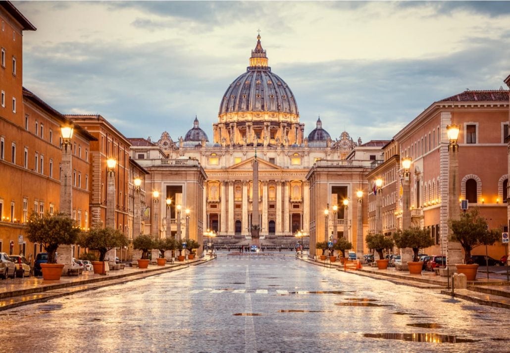 St Peters Basilica, the Vatican, Rome, Italy.