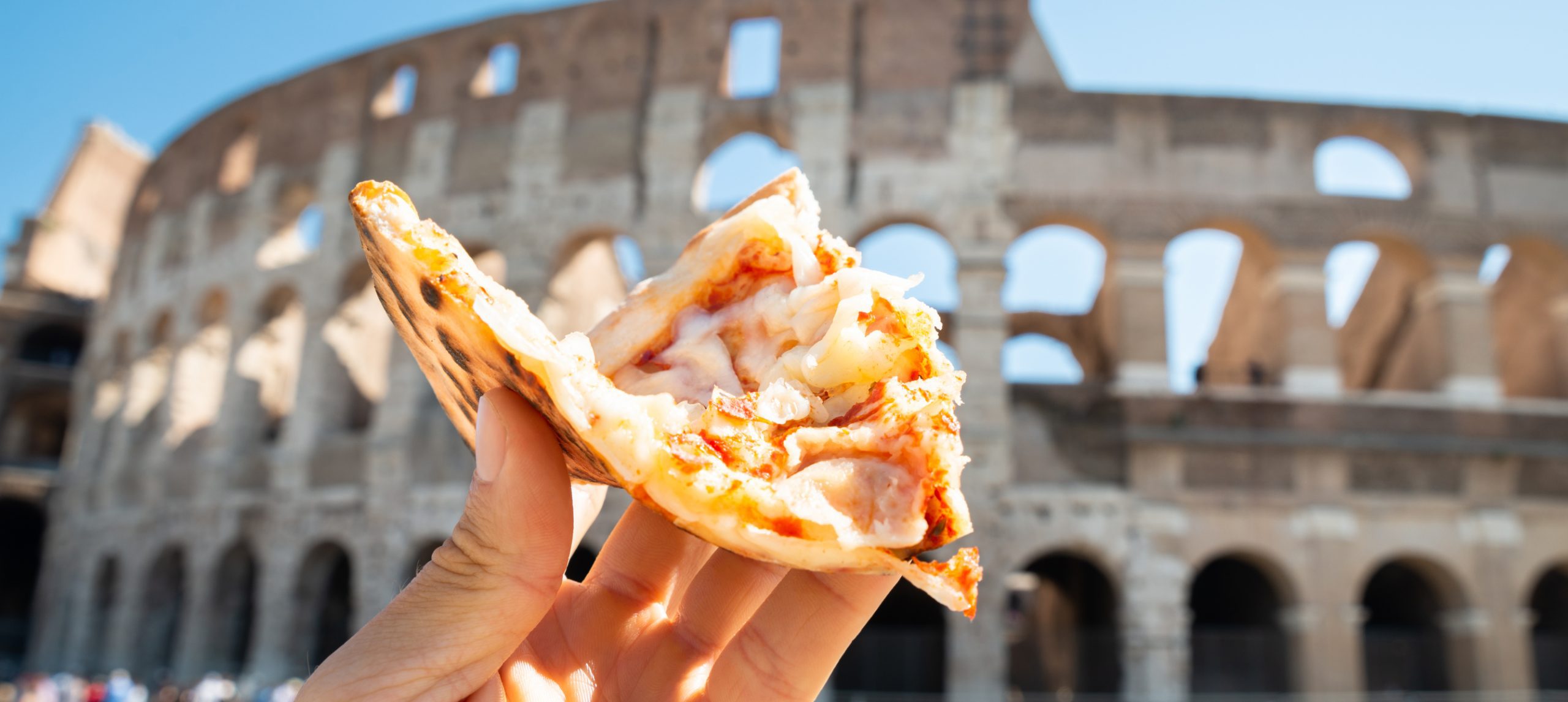 Pizza in the Colosseum