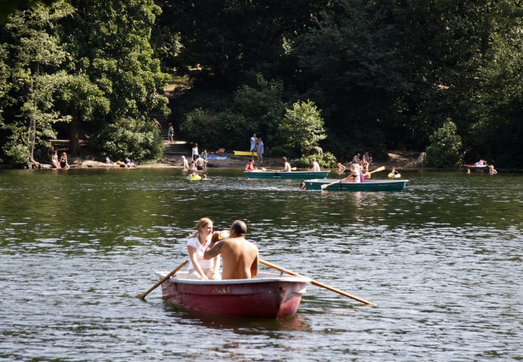 Schlachtensee, Berlin, Germany.