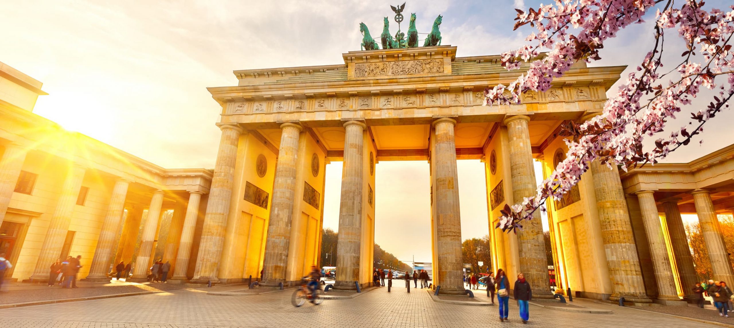 Brandenburg Gate in Berlin, Germany.