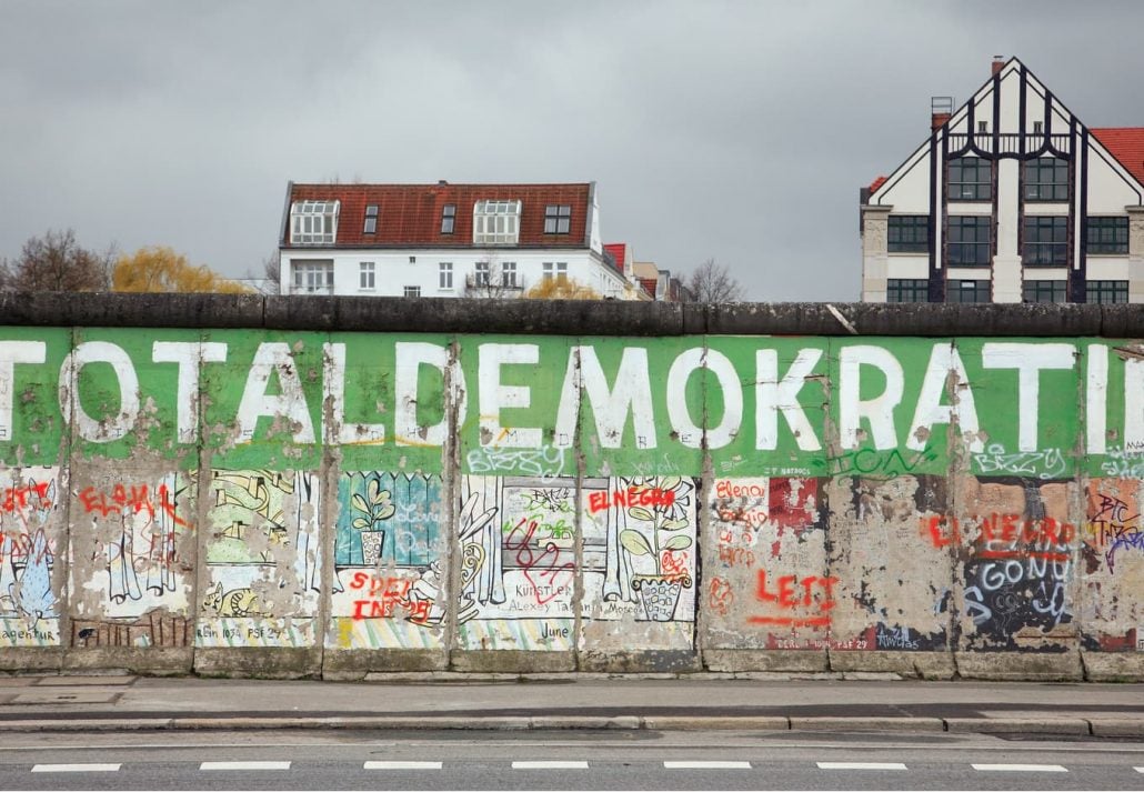 Remnant of the Berlin Wall, Berlin, Germany.