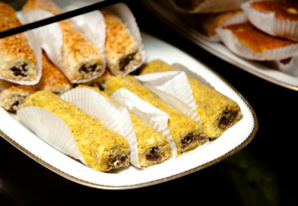 A dish presented on a plate at Yarok Restaurant Berlin