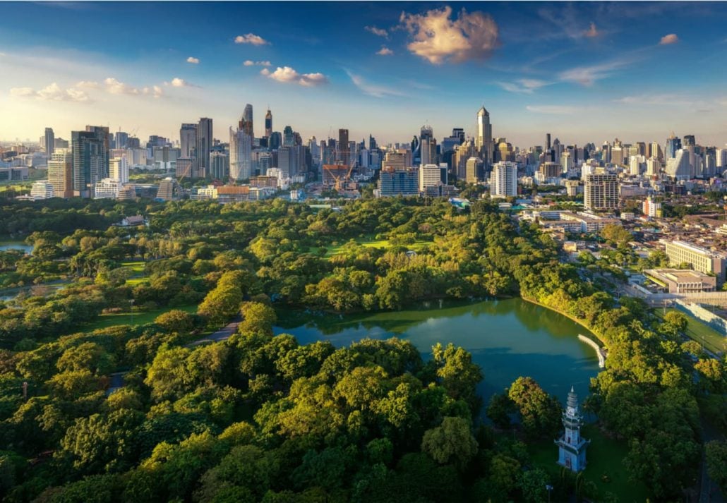 Lumpini Park, Bangkok, Thailand.