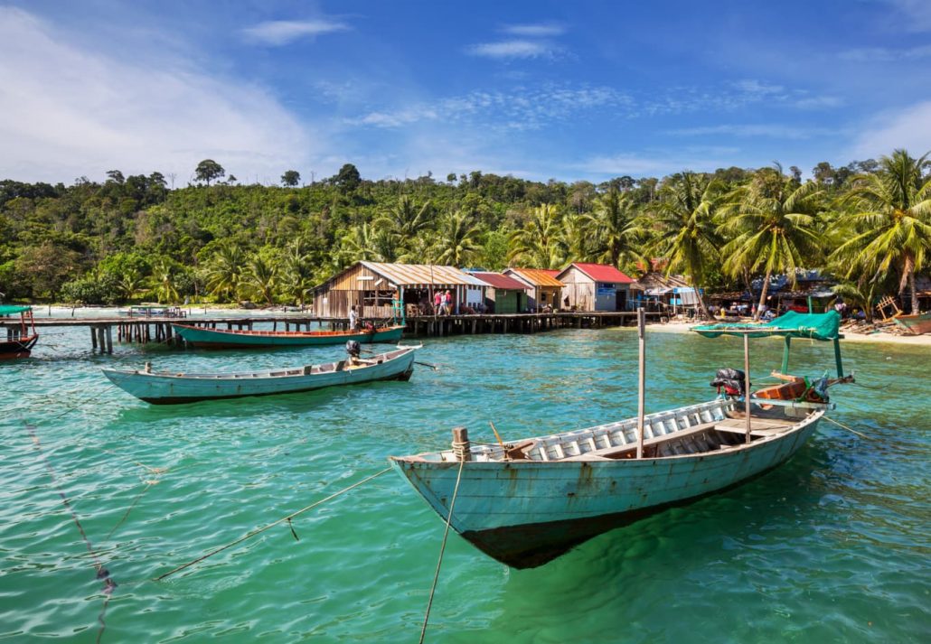 Kep Beach in Cambodia.