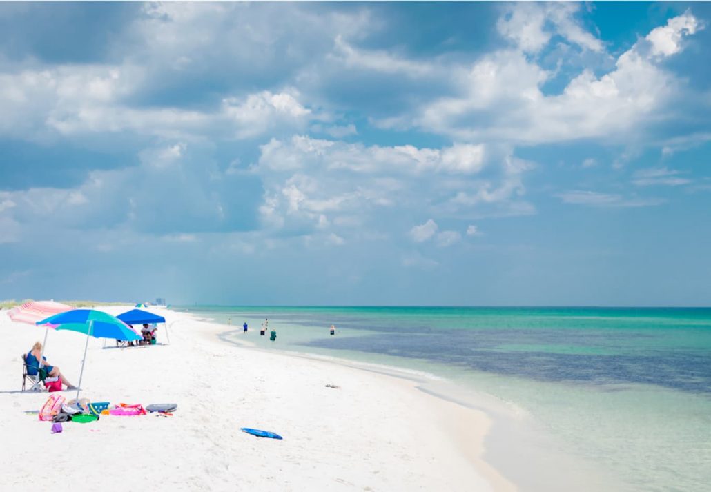 Opal Beach, Pensacola, Florida.