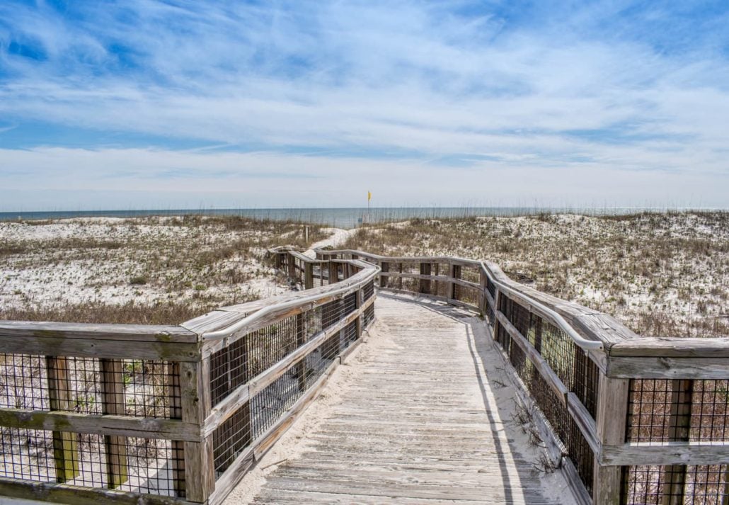 Perdido Key Beach, in Pensacola, Florida.