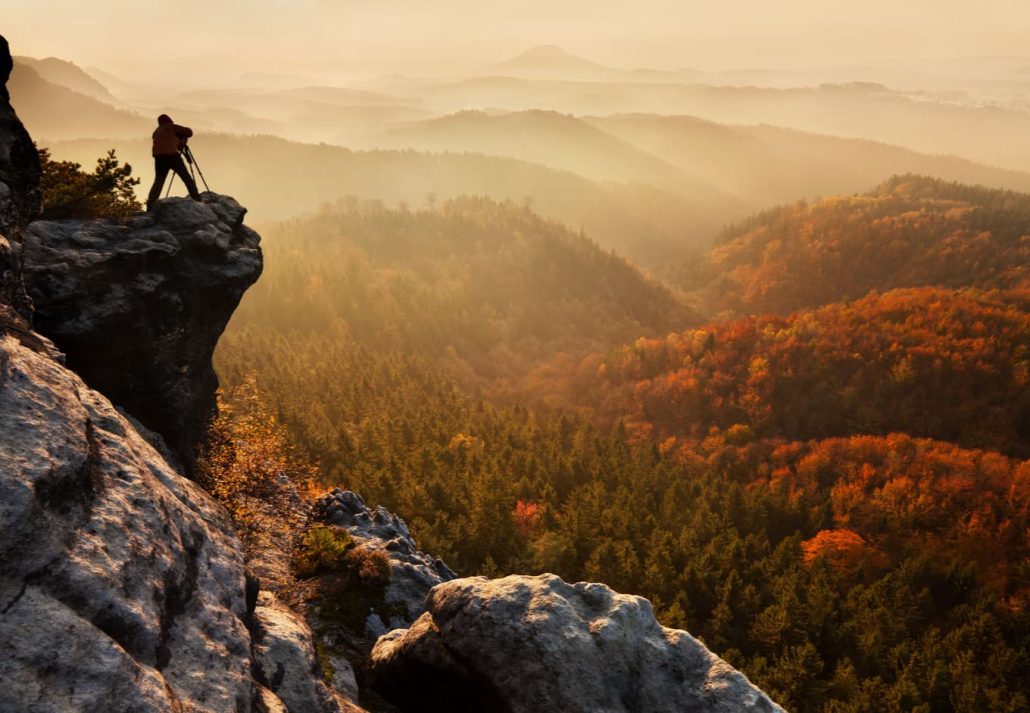 Bohemian Switzerland National Park, in Czech Republic.