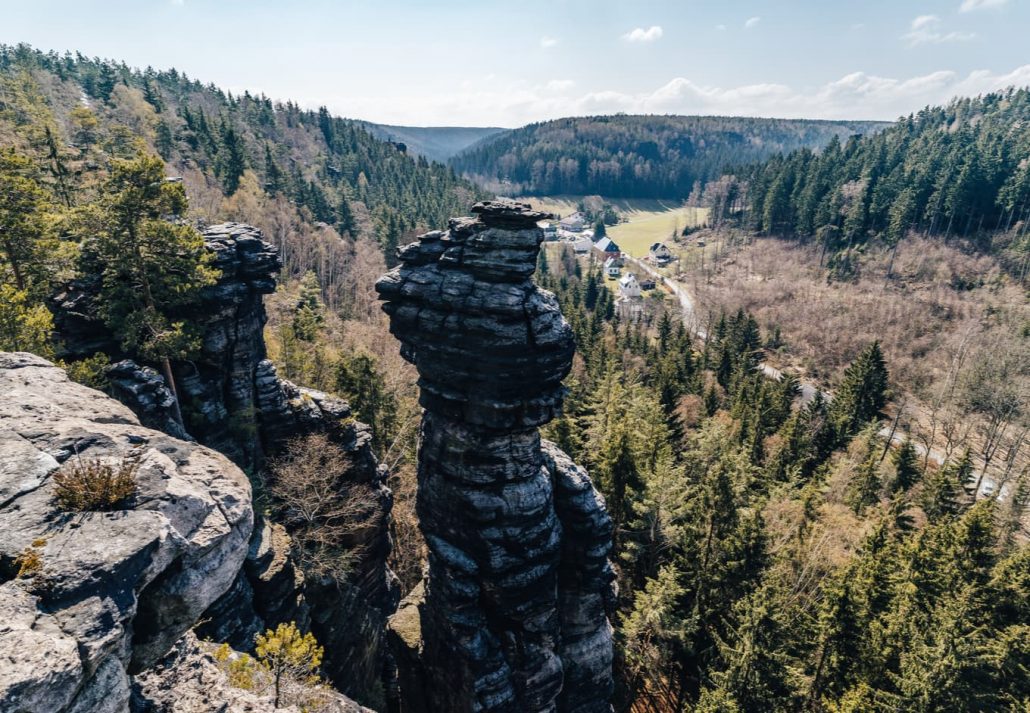 Tiské stěny (Tisa Rocks), Bohemian Switzerland, Czech Republic.