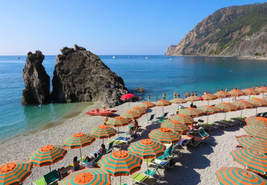 A beach in Cinque Terre