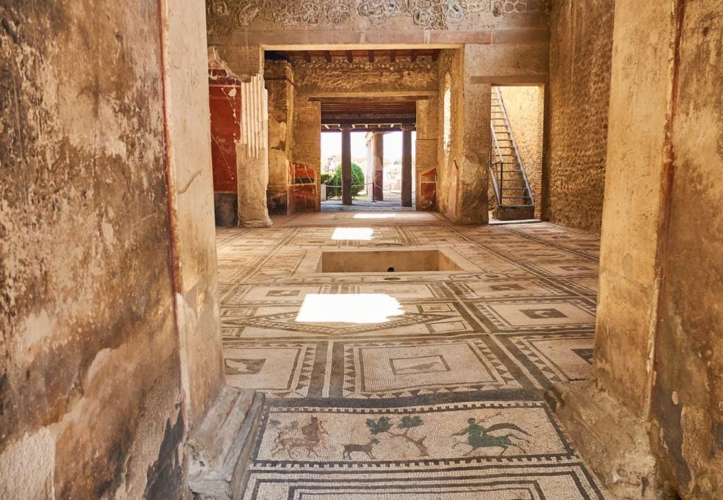 Domus di Paquio Proculo, in Pompeii, Italy.