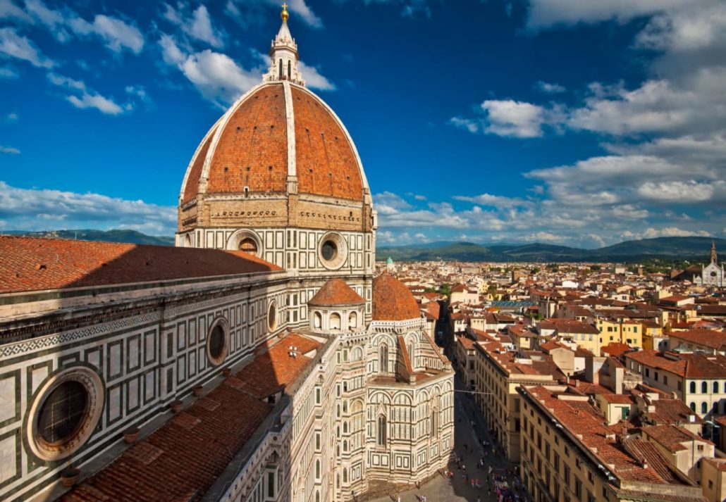 Duomo Cathedral in Piazza del Duomo, Florence