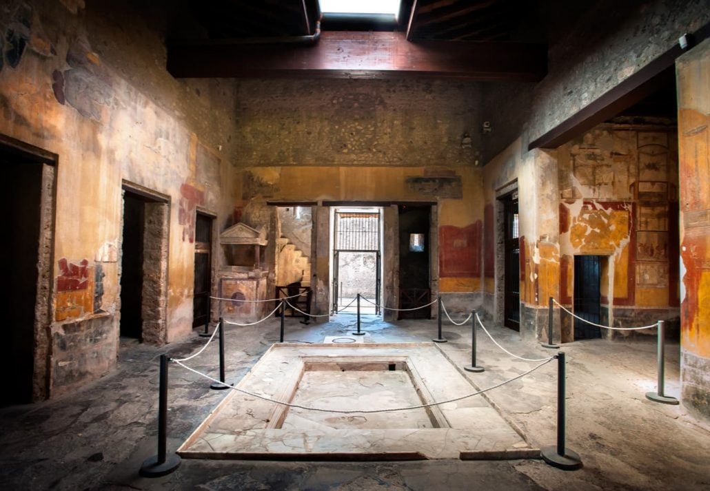 House of Menander in Pompeii, Italy.