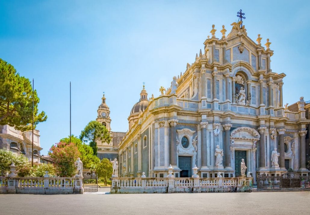 Saint Agatha Cathedral in Piazza Duomo, Catania
