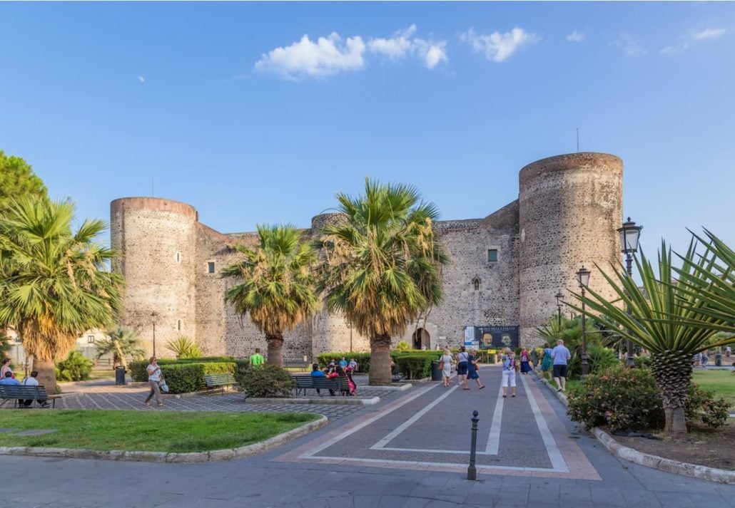 Ursino castle in Catania