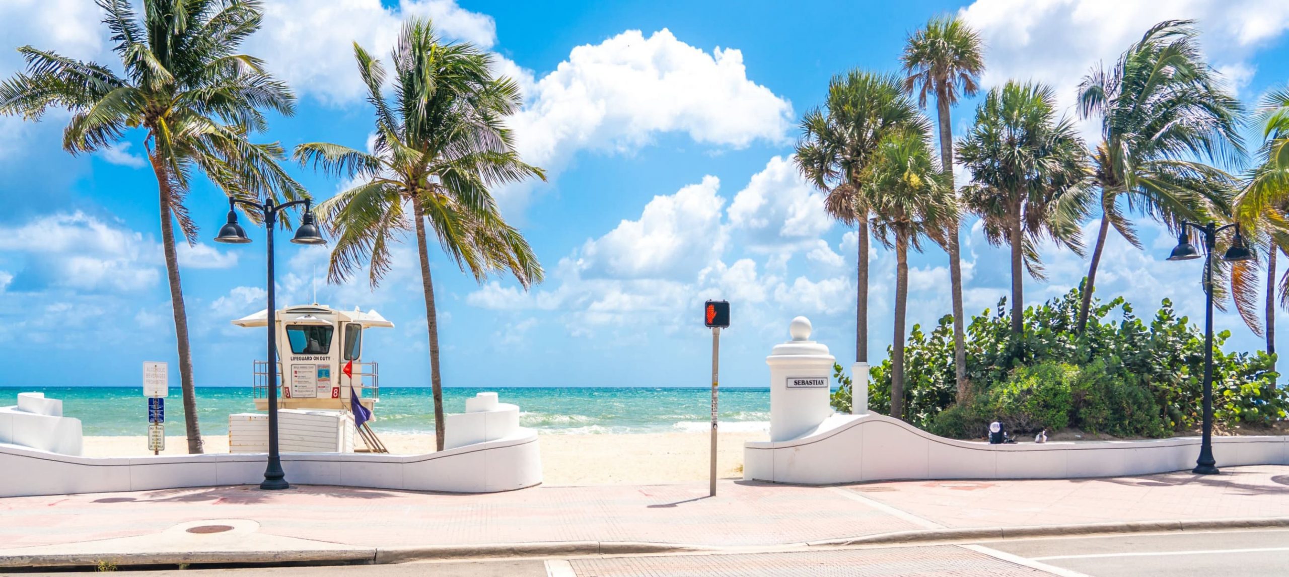 A beach in Lauderdale, FL