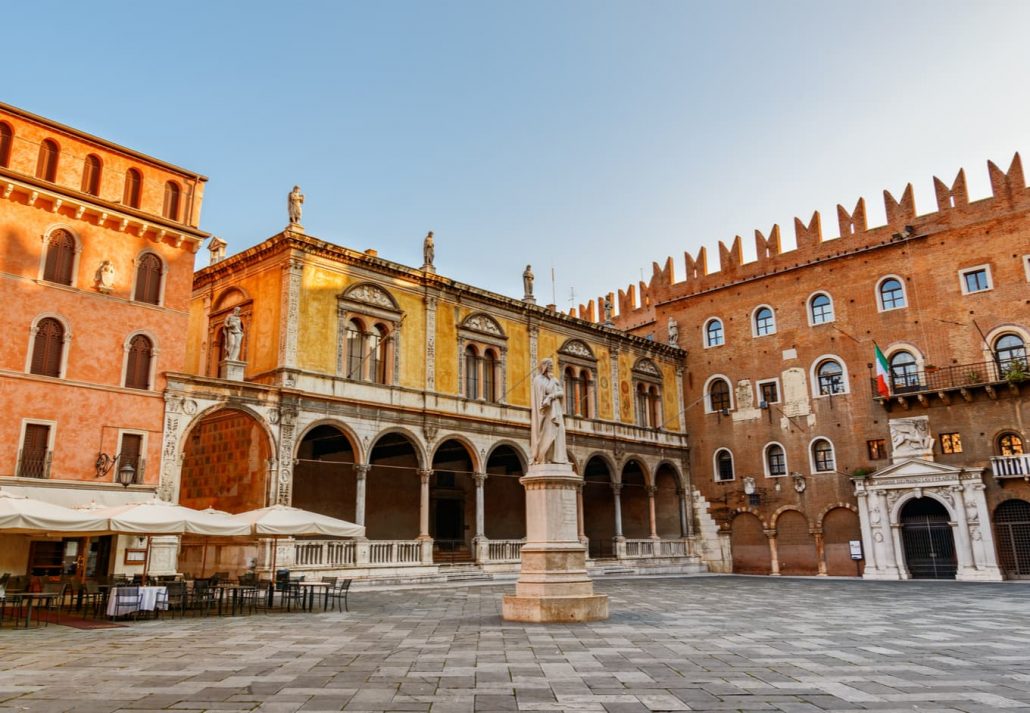 Piazza Signori in Verona, Italy