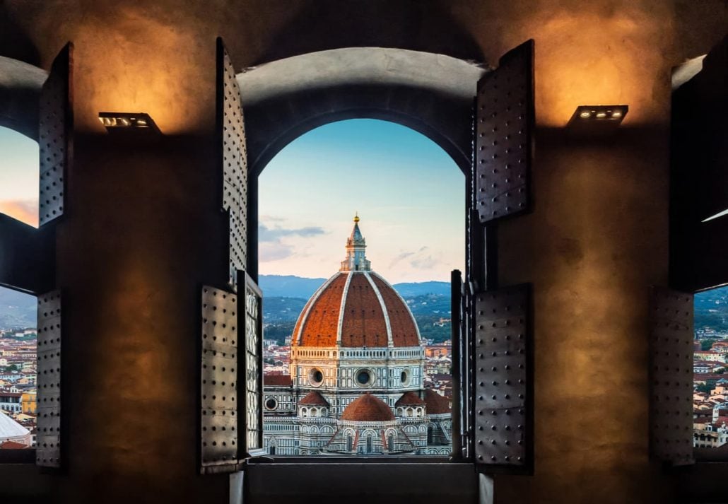 The Florence Cathedral, in Rome, Italy.