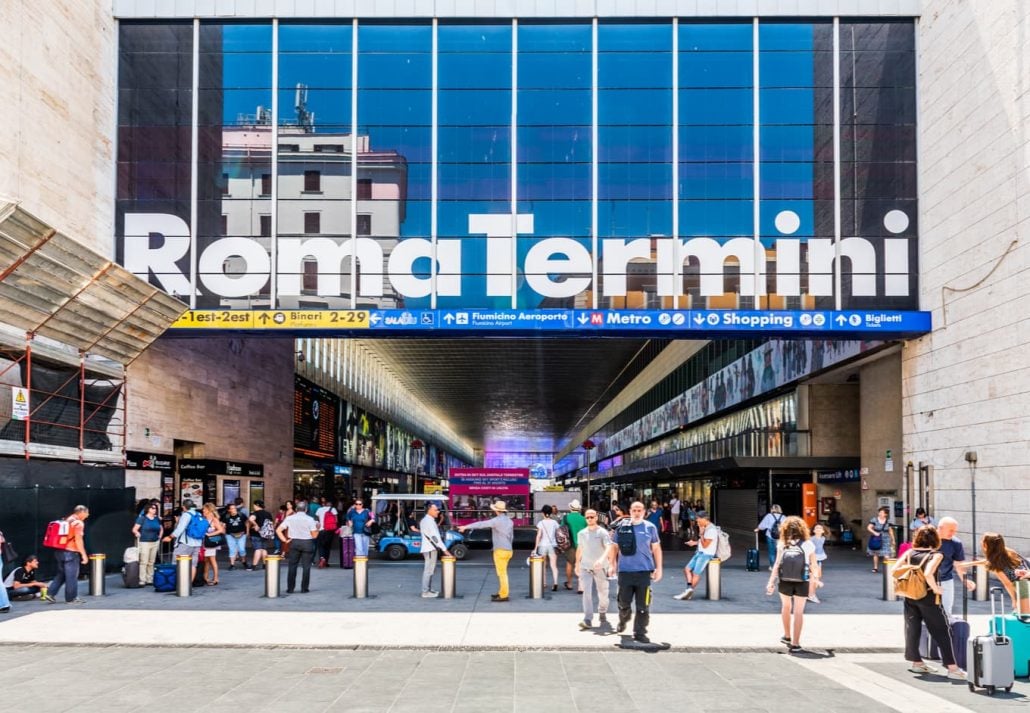 Rome Termini Station, in Rome.